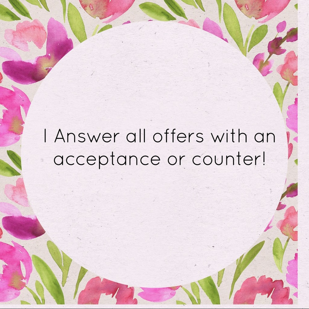I consider all offers!